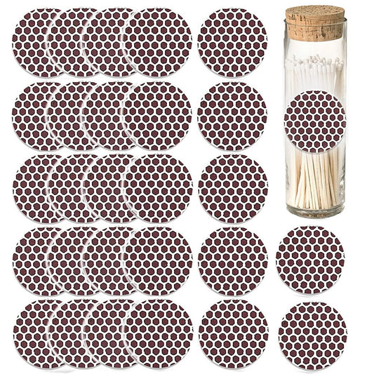 ALSLIAO Round Matches Sticker Strip Matchstick Paper Diy Striker Adhesive Accessories