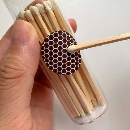 ALSLIAO Round Matches Sticker Strip Matchstick Paper Diy Striker Adhesive Accessories