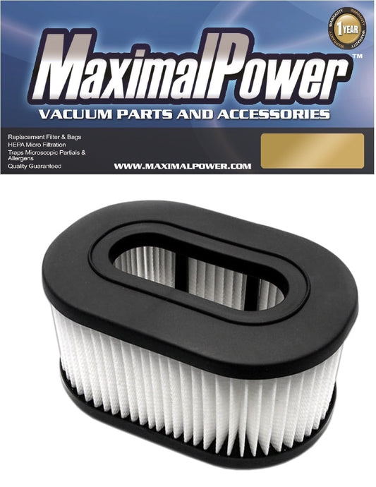 MaximalPower Replacement Filter Compatible for Hoover Foldaway, Widepath, Turbopower & Runabout Vacuum Cleaner 1 Pack.