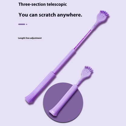 Portable Extendable Telescopic Back Scratchers Cat Claw, Do Not Want People Itching and Scratching, Multifunctional Scratching and Itching Artifact, Scratch Back Telescopic Purple