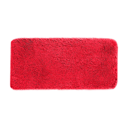 Soft Area Rug Fluffy Rugs for Living Room Bedroom Decor, Runner Rug for Hallway, Shag Furry Bedside Rug Indoor Accent Floor Carpet, 40*80cm Non-Slip Plush Rug for Kids Room Dorm Red