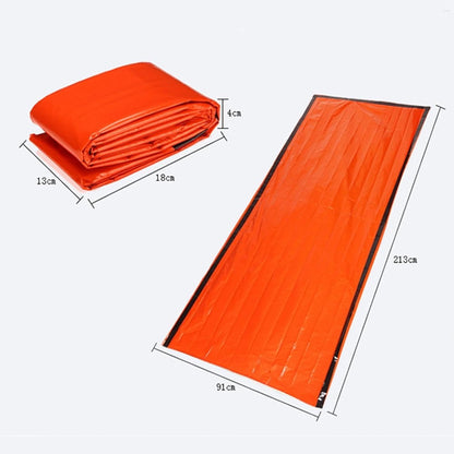 Emergency Sleeping Bag, Waterproof Emergency Sleeping Bags for Survival, 84X36in Sleeping Bag ,Pocket Size Survival Blanket, 3/4/5 PCS Thermal Bivy Sack for Outdoor Camping, Hiking 5PCS