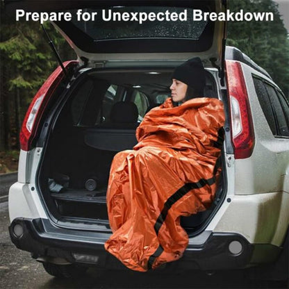 Emergency Sleeping Bag, Waterproof Emergency Sleeping Bags for Survival, 84X36in Sleeping Bag ,Pocket Size Survival Blanket, 3/4/5 PCS Thermal Bivy Sack for Outdoor Camping, Hiking 5PCS