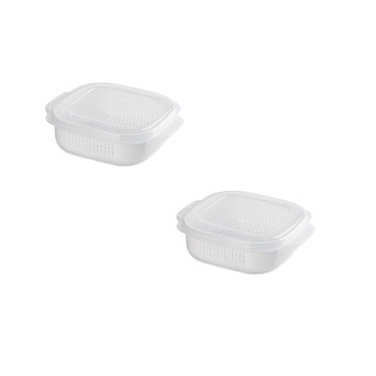 2 Pieces Microwave Bowls with Lids Small Microwave Steamer for Vegetables Microwave Cookware Microwave Safe Bowls Ramen Bowl Salad Dishes Food Container for Kitchen, 5.9X5.1X1.9in