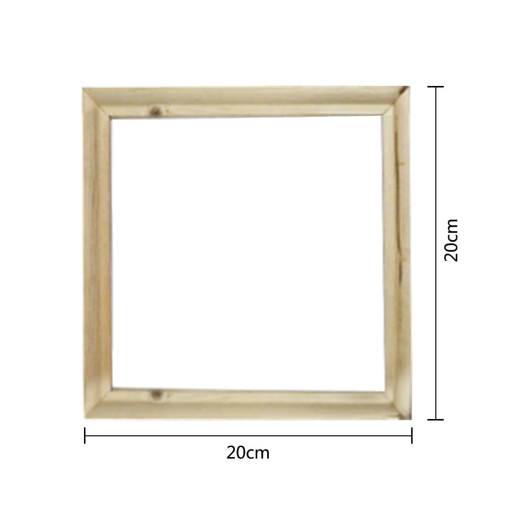 DIY Solid Wood Canvas Frame Kit for Paint by Number&Oil Painting& Painting by Number Wooden Art Frames,Wood Frame For Oil Painting Nature DIY Frame Picture Inner Picture Frame 20*20