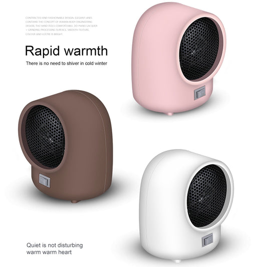 Space heater,Portable Quiet Desk Heater,Energy-Saving Bathroom Heater,Tipping and Overheating Protection,Fast Heating Small Space Warmer ABS PPS Energy Saving Indoor Decor for Desk Pink