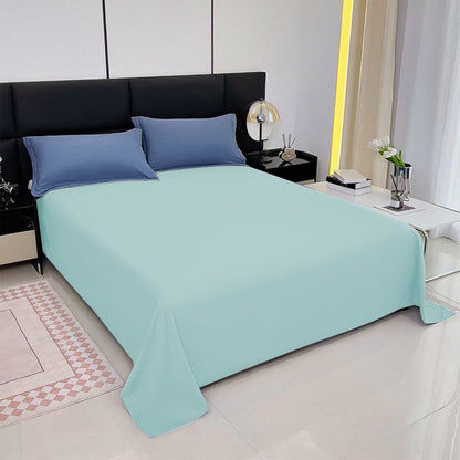 Waterproof Bed Flat Sheet ,Best Season Cotton Sheet-Long Staple Cotton Sheets Set, Soft Cotton Bed Sheets,Reusable Washable Mattress Protector Sheet, Furniture Cover for Bedding,Couch Green