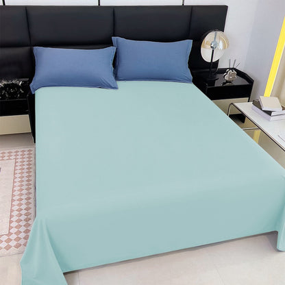 Waterproof Bed Flat Sheet ,Best Season Cotton Sheet-Long Staple Cotton Sheets Set, Soft Cotton Bed Sheets,Reusable Washable Mattress Protector Sheet, Furniture Cover for Bedding,Couch Green