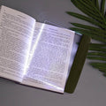 Multifunctional LED Flat-Panel Night Vision Reading Lamp,Sustainay LED Flat Book Light,Booklights for Reading in Bed at Night,Bookmark Style Reading Light,Vuyungers Clear Book Full Page Light Clear