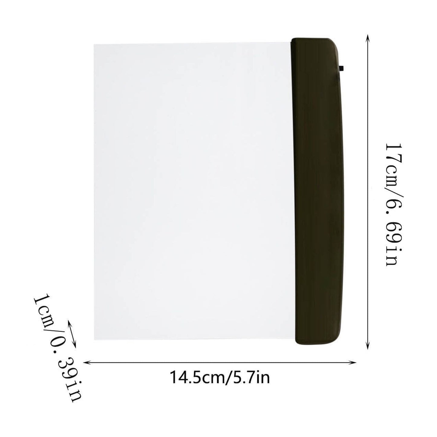 Multifunctional LED Flat-Panel Night Vision Reading Lamp,Sustainay LED Flat Book Light,Booklights for Reading in Bed at Night,Bookmark Style Reading Light,Vuyungers Clear Book Full Page Light Clear