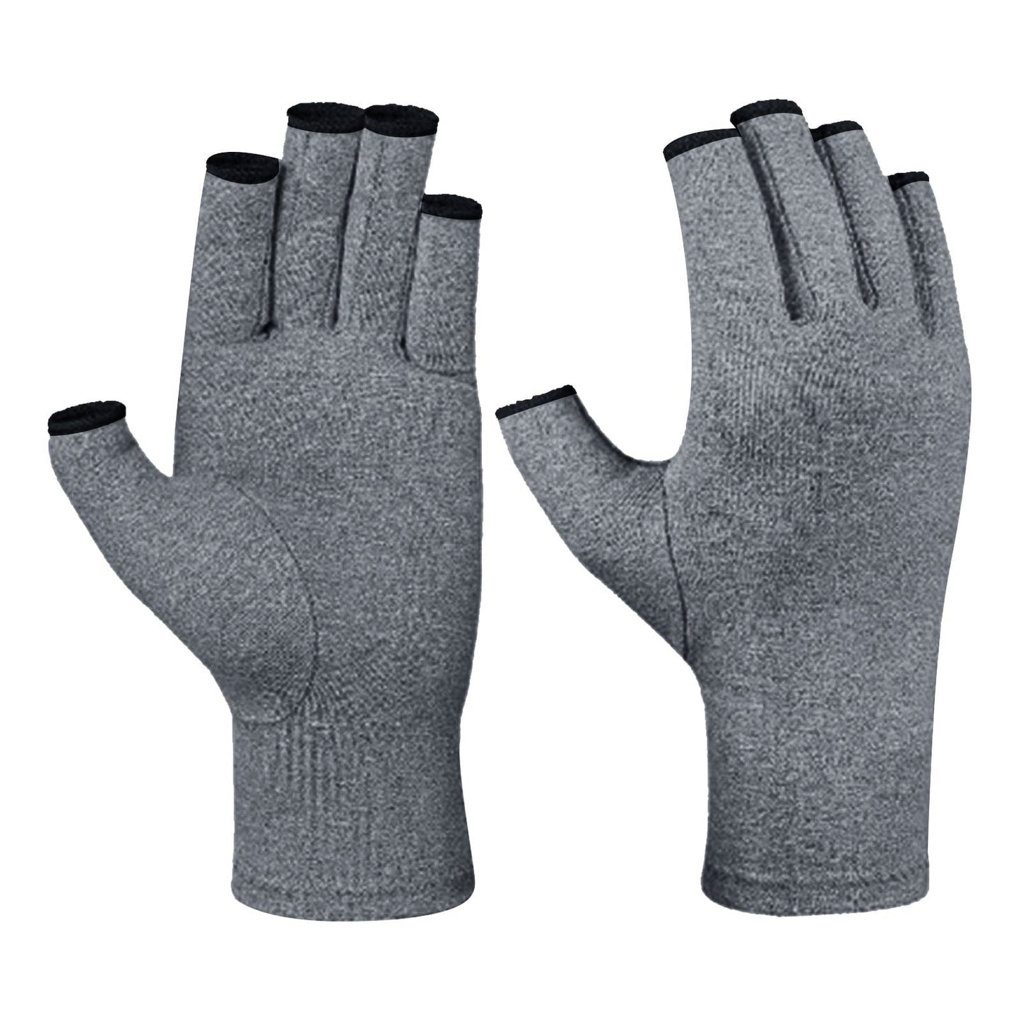 Pressure Gloves Half Finger, Cycling Joint Care Sports Gloves, Antiskid Fitness Gloves for Men and Women, Comfortable Compression Gloves for Hand Relief, Mobility & Repetitive Task Support, Size M F