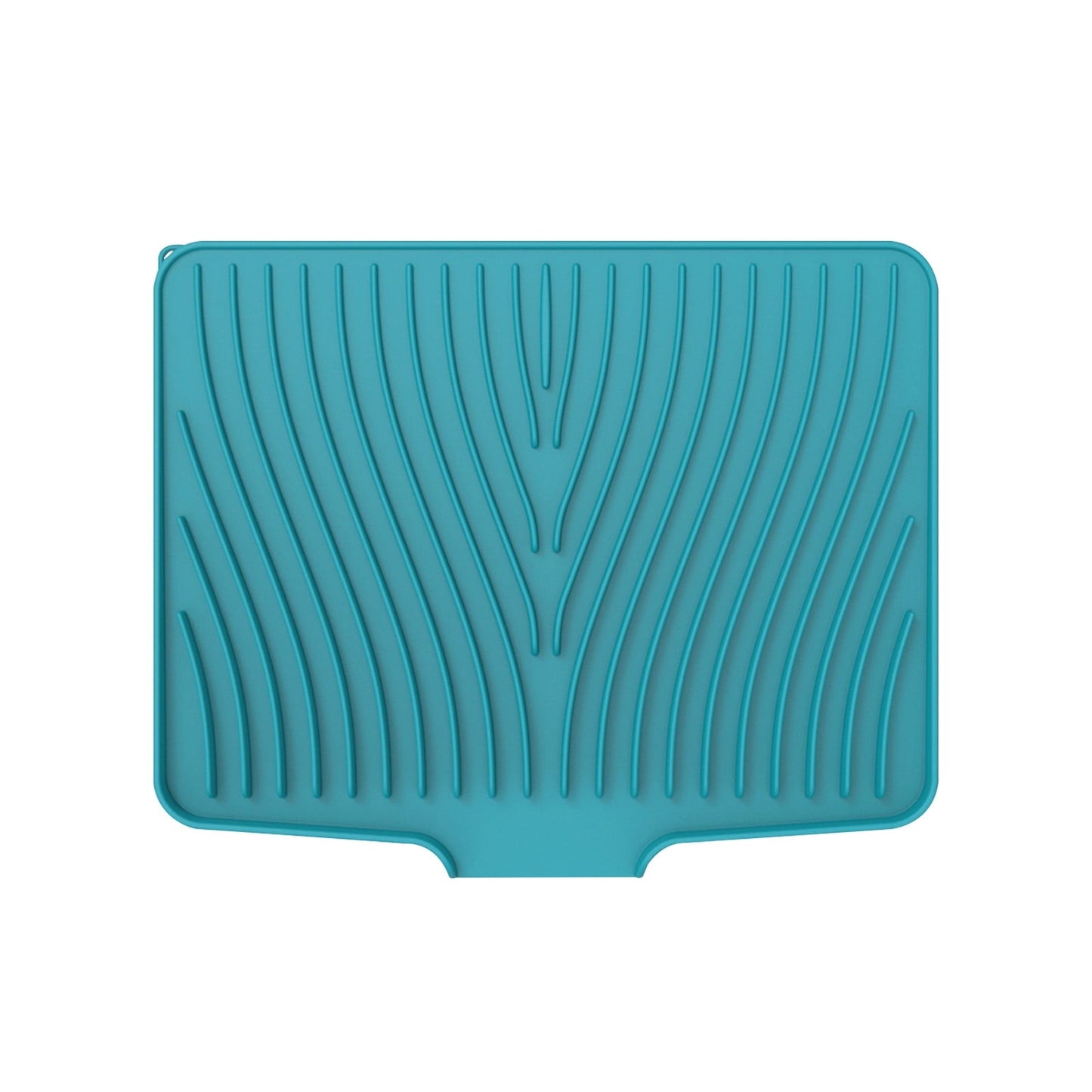 40x33 Inch Extra Large Kitchen Countertop Draining Silicone Tray - No Punching, Waterproof Drying Pad for Dishes,Water Diverting, Anti-Accumulating, Multifunctional Counter Protector for Kitchen Use green