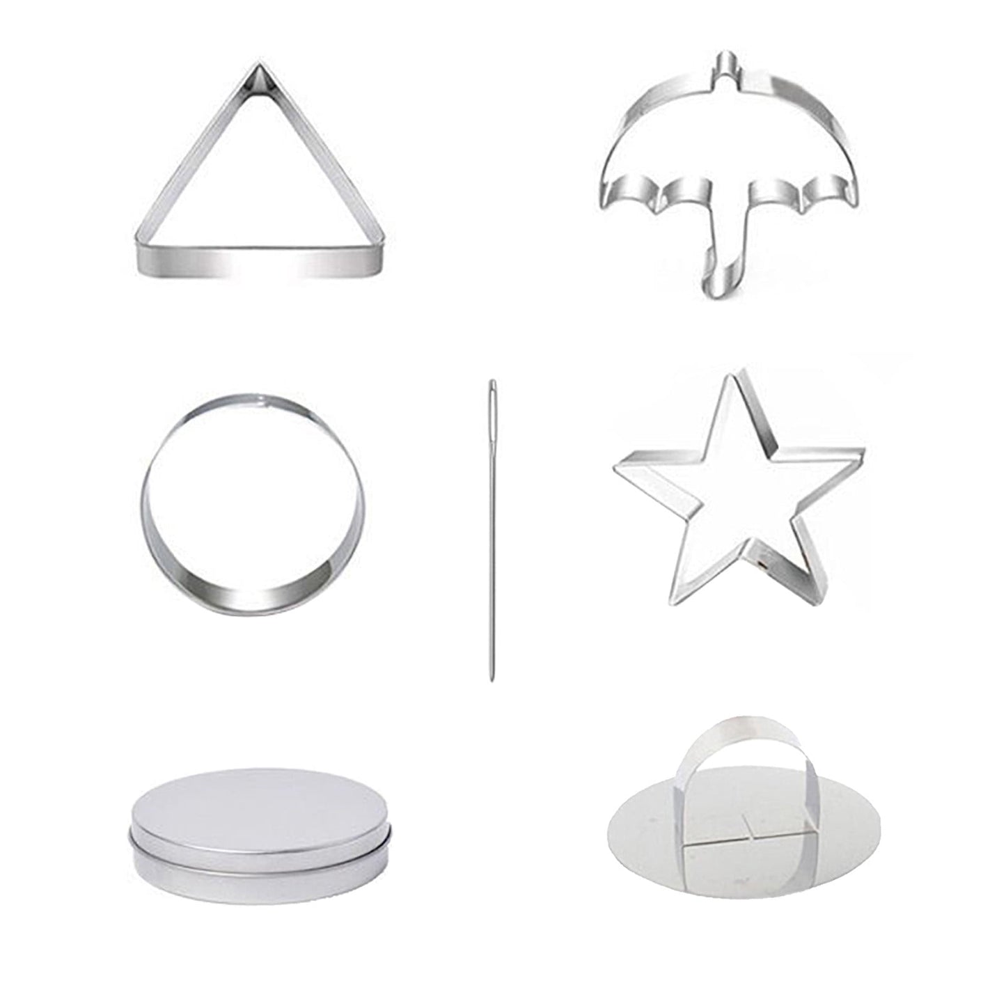 Sugar Candy Making Tools, Challenge Cookies Game Kit with Stainless Steel Cutters for Baking & Cooking, Fun Dalgona Kit for playsers