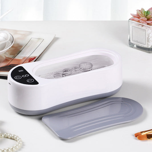 Professional Ultrasonic Cleaner Timer, Ultrasonic Jewelry Cleaner, Portable Jewelry Cleaner Machine, Ultrasonic Retainer Cleaner for Glasses Jewelry