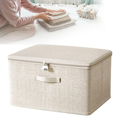 Lockable Adult Toy Bag Storage Organizer Toy Bag Storage Bins Case with Zipper Lid for Women and Men Clothes Container,(Multisize) 15.7" x 11.8" x 8.2" C