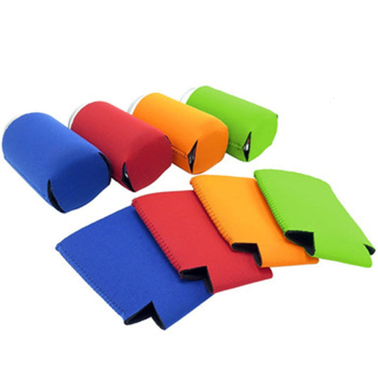 Nylon Can Coolers, Bulk Collapsible Soda Cover Coolies, DIY Personalized Sublimation Sleeves for Weddings, Bachelorette Parties, Multicolor One Size A
