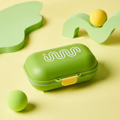 Travel Soap Case, Waterproof Portable Container with Ventilated Lid, Cute Bath Accessory for Hotels, Gym, Compact Toiletry Storage Solution Blue 4.52x2.95x1.88' 4.52" x 2.95" x 1.88" Green
