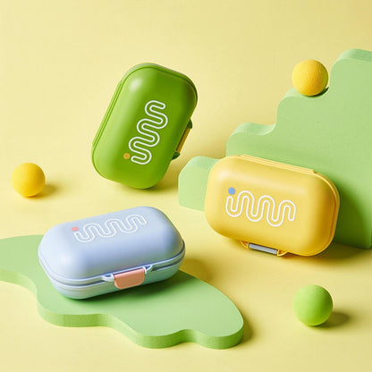 Travel Soap Case, Waterproof Portable Container with Ventilated Lid, Cute Bath Accessory for Hotels, Gym, Compact Toiletry Storage Solution Blue 4.52x2.95x1.88' 4.52" x 2.95" x 1.88" Green