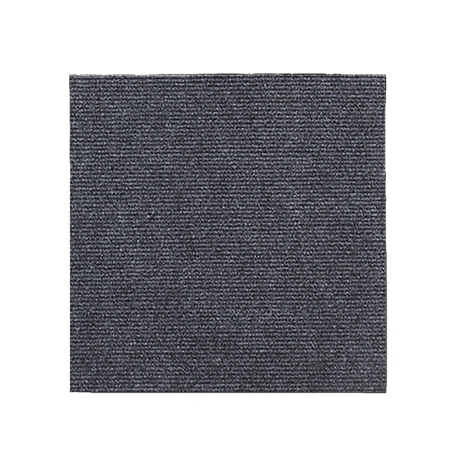 Carpet Tiles Peel and Stick, Self Adhesive Carpet Floor Tile, Anti-Slip Squares Soft Padded Carpet Tiles for Kitchen Bedrooms Indoor Outdoor（24" x 24"） 24" x 24" Black