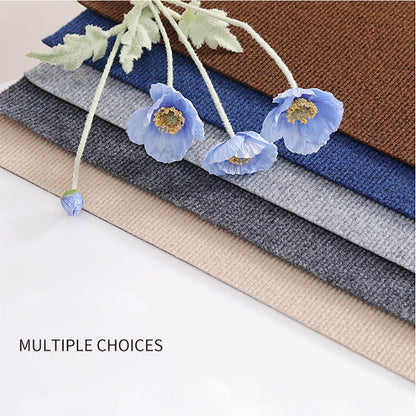 Carpet Tiles Peel and Stick, Self Adhesive Carpet Floor Tile, Anti-Slip Squares Soft Padded Carpet Tiles for Kitchen Bedrooms Indoor Outdoor（24" x 24"） 24" x 24" Black