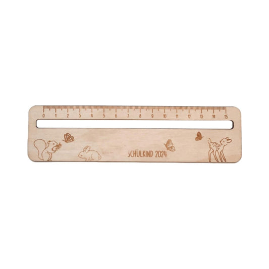 Wooden Reading Tracking Ruler, Reading Strips for Student, Text Guide Ruler for Students and Teachers, Tool for Reading, Classroom Learning Aid, Dyslexia Support Ruler, Study Accessory One Size Brown1