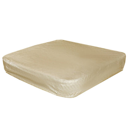 Square Hot Tub Cover - Outdoor Heavy Duty Protector for Patio Spas and Swimming Pools | Hard Covers For Hot Tub Waterproof Dust Cover for Hot Tubs, Jacuzzis, and Outdoor(Black -89.76x11.81") Beige-90.94x11.81"