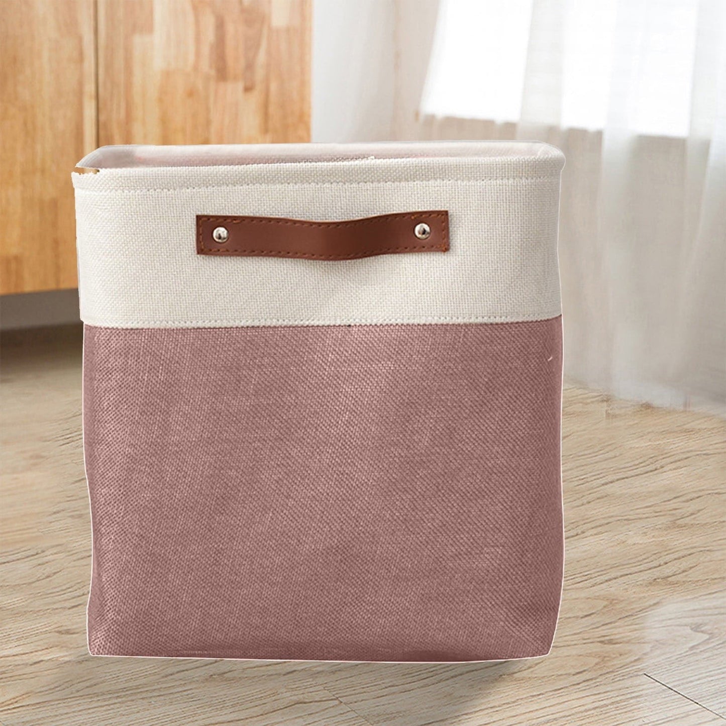 Transparent Zipper Clothing Storage Bag - Heavy-Duty Organizer for Blankets, Linen, Bed Sheets, Clothes & Pillows | Space-Saving Compression Bag Storage for Closet(11.81"DX9.05"WX5.9"H) Z1-Beige