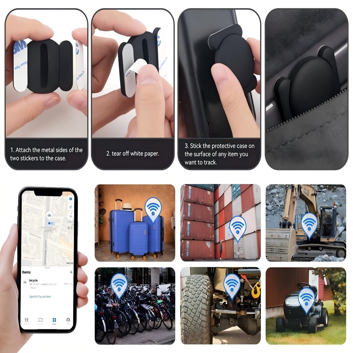 Mini Hidden GPS Tracking Device for Vehicles, Cars etc, Hidden GPS Car Tracking Device with Magnetic Waterproof Case, Running in , No Extra Monthly fee