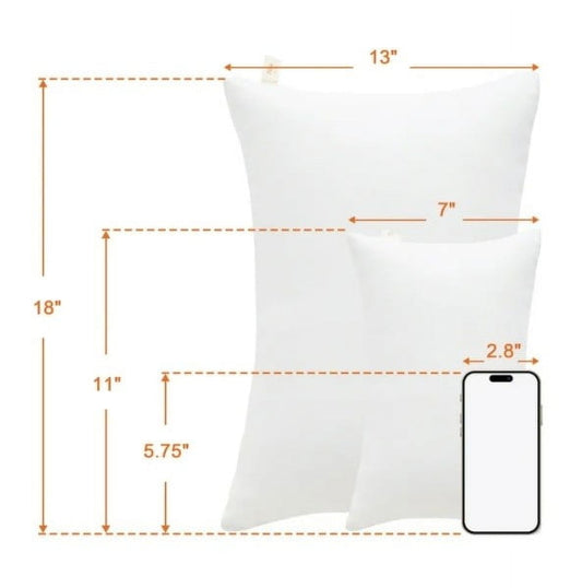 2 Pack Microfiber Travel Pillows - Soft Mini Pillows for Neck Support | Machine Washable 11"X7" Pillows for Travel, Pets, and Kids | Red Color Set for Comfortable Sleep on Trips and at Home(G) brown