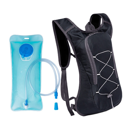 Hydration Backpack Pack with 2L Hydration Bladder Hiking Backpack Bladder for Hiking Cycling Climbing,Cycling Backpack Water Backpack with Hydration Bladder Black
