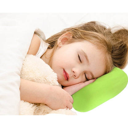38cm×20cm Bone-Shaped Office Nap Pillow - Soft Foam Headrest for Travel, Plane, Car, Sofa & Bed | Portable Backrest Pillow with Soft Fabric for Comfortable Lunch Break Naps Office & Home(red) green