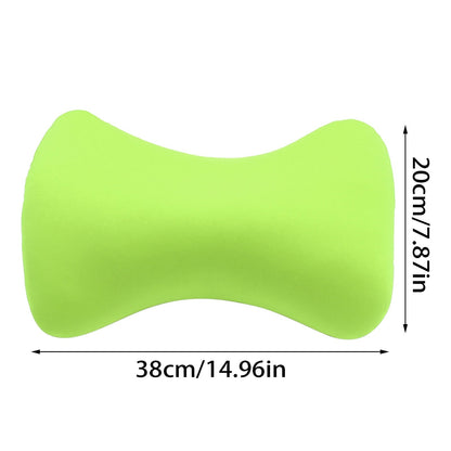 38cm×20cm Bone-Shaped Office Nap Pillow - Soft Foam Headrest for Travel, Plane, Car, Sofa & Bed | Portable Backrest Pillow with Soft Fabric for Comfortable Lunch Break Naps Office & Home(red) green