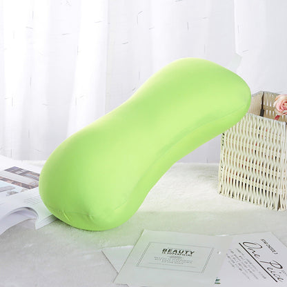 38cm×20cm Bone-Shaped Office Nap Pillow - Soft Foam Headrest for Travel, Plane, Car, Sofa & Bed | Portable Backrest Pillow with Soft Fabric for Comfortable Lunch Break Naps Office & Home(red) green