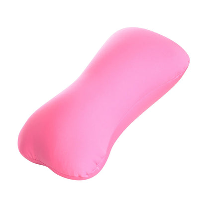 38cm×20cm Bone-Shaped Office Nap Pillow - Soft Foam Headrest for Travel, Plane, Car, Sofa & Bed | Portable Backrest Pillow with Soft Fabric for Comfortable Lunch Break Naps Office & Home(red) pink