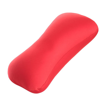 38cm×20cm Bone-Shaped Office Nap Pillow - Soft Foam Headrest for Travel, Plane, Car, Sofa & Bed | Portable Backrest Pillow with Soft Fabric for Comfortable Lunch Break Naps Office & Home(red) red
