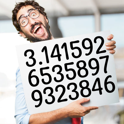 4 Inch Multicolor Vinyl Number Stickers - Self-Adhesive Decals for Mailbox, Car & Home,Large Digit Labels,Weatherproof Number Signs Number Labels For Car Home Multicolor(Blue) BK1