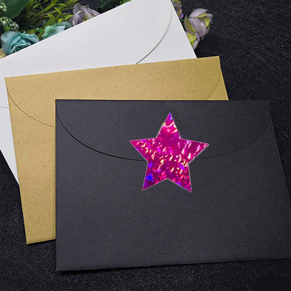 500PCS Gold Star Roll Stickers - 1 Inch Self-Adhesive Glitter Decals,for Kids, Classroom, Teachers, Wall Crafts, Sparkly Star Stickers for Rewards & Decor Gold Star Stickers For Kids(E) A