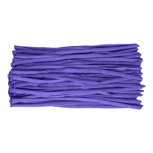 100Pcs 260 Transparent Long Latex Balloons - Thickened for Balloon Garland & Animal Modeling,Clown Balloons, Birthday/Wedding Party Decor, Twisting Balloons Birthday Wedding Party Decorat(A) Purple