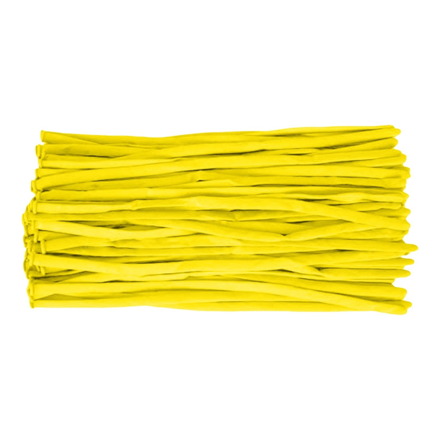 100Pcs 260 Transparent Long Latex Balloons - Thickened for Balloon Garland & Animal Modeling,Clown Balloons, Birthday/Wedding Party Decor, Twisting Balloons Birthday Wedding Party Decorat(A) Yellow