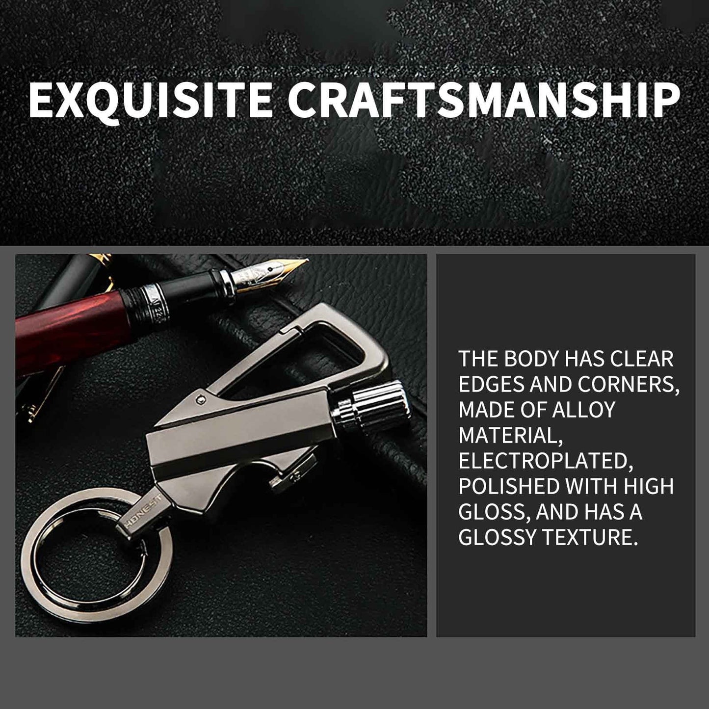 Multifunctional Outdoor Match Kerosene Lighter with Bottle Opener Keychain, Waterproof Windproof Portable for Camping Hiking, Torch Flame Ignites Fire Starter for BBQ Candles Emergency Use SL