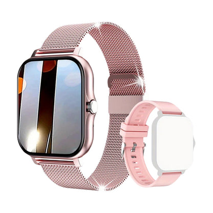 Smart Watch for Android and iPhone,Full Touch Screen with Call Function, Fitness Tracker for Music and Sleep Monitoring, IP67 Waterproof Smartwatch Compatible Unisex Design D