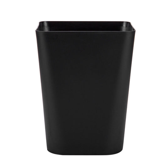1.6 Gallon Small Trash Can, Heavy Duty Bathroom Wastebasket, Plastic Garbage Can for Kitchen Office Bathroom (White/1 Pcs) 7.48x9.13 7.48" x 9.13" Black