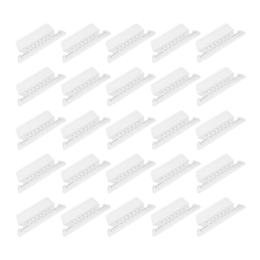 25 Pieces 3.5 Inch Clear Hanging Folder Tabs Hanging File Folder Tabs Clear Tabs for Hanging File Folders, Hanging File Folders with Tabs Office Hanging Files,Universal UNV43313 1/3 Cut Tab (Clear) Clear(100pc)