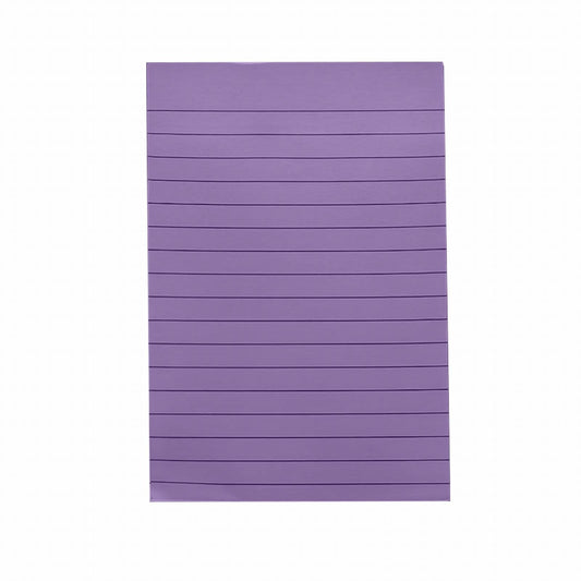 1 Pack Lined Sticky Notes 4X6 in Post, 8 Pastel Colors Large Ruled Post Sticky Colorful Super Sticking Power Memo Pads Strong Adhesive, Sticky Notes with Lines Office, Home, 50 Sheets/pad(B) B