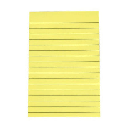 1 Pack Lined Sticky Notes 4X6 in Post, 8 Pastel Colors Large Ruled Post Sticky Colorful Super Sticking Power Memo Pads Strong Adhesive, Sticky Notes with Lines Office, Home, 50 Sheets/pad(B) C
