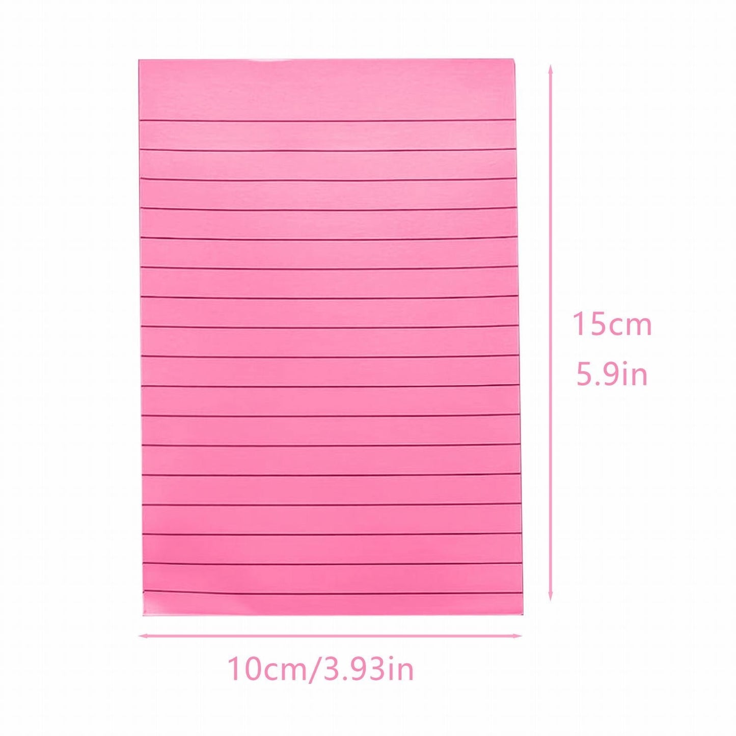 1 Pack Lined Sticky Notes 4X6 in Post, 8 Pastel Colors Large Ruled Post Sticky Colorful Super Sticking Power Memo Pads Strong Adhesive, Sticky Notes with Lines Office, Home, 50 Sheets/pad(B) C