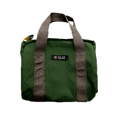 1 Pack Tool Bag for Men with Waterproof Hard Bottom,Mechanics Tool Bag,Heavy Duty Tool Bag Wide Mouth Tote for Various Instrument, Electrician Carpenter Mechanic,3 Sizes Available，Green(16 inch) 14 inch