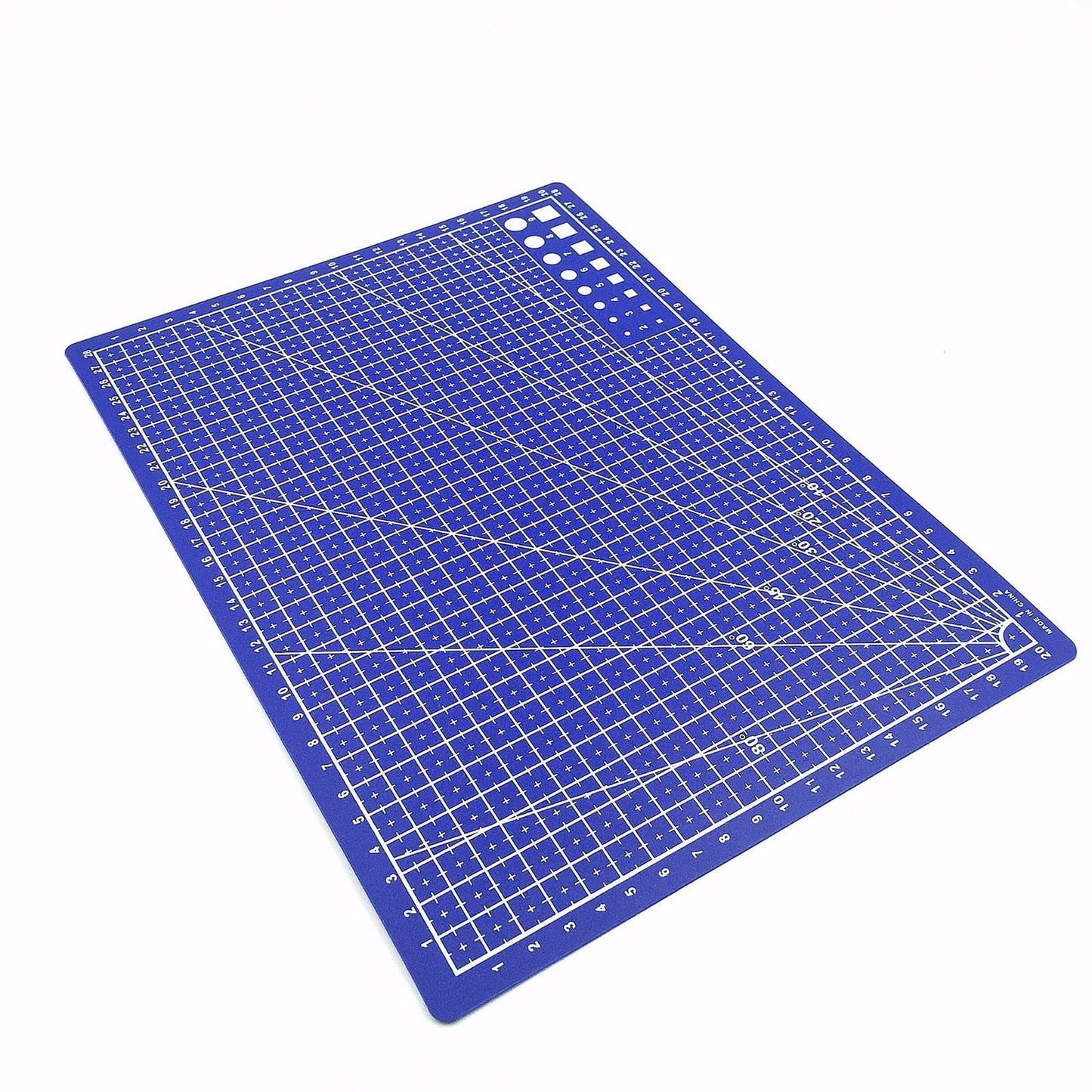 1 Pcs Self Healing Sewing Mat,21x14.5CM Rotary Cutting Mat Double Sided Craft Cutting Board for Sewing Crafts Hobby Fabric Precision Scrapbooking Project,Art Project,2 Colors(Blue) Blue