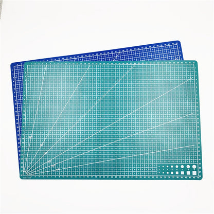 1 Pcs Self Healing Sewing Mat,21x14.5CM Rotary Cutting Mat Double Sided Craft Cutting Board for Sewing Crafts Hobby Fabric Precision Scrapbooking Project,Art Project,2 Colors(Blue) Green