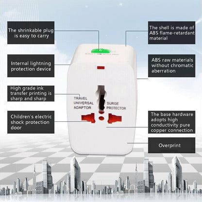 Universal Travel Power Adapter Converter Plug US EU AU to 12V 3A 36W Car Socket for Mini Fridge Fan Vacuum Cleaner Air Pump Heater Electronics Charging (110-240V Input),Up to 60% OFF